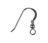 RAYHER 2227700 925 Ohrhaken, 20 mm, SB-Beutel 2 Stück, silber