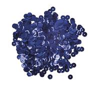 Rayher 3927010 Pailletten, gewölbt, 6 mm ø, SB-Box 4000 Stück, dunkelblau, D.blau