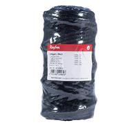 Rayher Hobby Rayher Hobby Rayher 4200401 Jutegarn, 6fach, 6 mm ø, Spule 35 m, Jute-Schnur, Bindegarn, Bindeschnur, Dekokordel, Jutekordel, Farbe schwarz