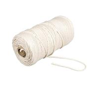 Rayher Bindfaden 4400502, Garn, Stärke 3,7mm, weiß, Länge 141m