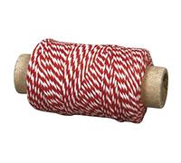 Rayher 55517287 Garn, 1mm ø, auf Rolle ca. 35m, SB-Btl 10g, klassikrot