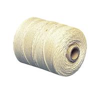 Rayher 7205303 Kettgarn, Rolle 220 m, Nr. 9, 0,8 mm stark, 6-fädig, beige, 100% Baumwolle, zum Bespannen von Webrahmen