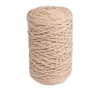 Rayher Braidy Recycling Garn, geflochten, 2mm ø, sand, ca. 250m, Knäuel 250g, 42009504