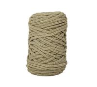 Rayher Braidy Recycling Garn, geflochten, 4 mm ø, schilf, Knäuel ca. 60 m (250 g), Knüpfgarn, Macrameegarn, 42010503