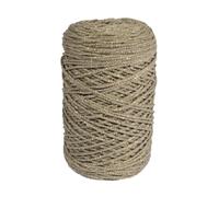 Rayher Braidy Recycling Garn m.Goldfaden, 2mm ø, schilf, geflochten, ca. 240m, Knäuel 250g, 42013503