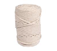 Rayher Garn Braidy Recycling strukturiert elfenbein 4,0 mm x ca. 58,0 m St.
