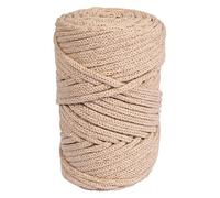 Rayher Garn Braidy Recycling strukturiert sand 4,0 mm x ca. 58,0 m St.