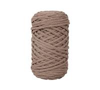 Rayher Garn Recycling Braidy taupe matt taupe 4,0 mm x 650,0 m Rolle
