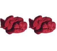 RAYHER HOBBY RAYHER HOBBY Rayher 5360018 Reine Schurwolle, Filzwolle, Kammzug, Beutel 50 g, rot, Märchenwolle (Packung mit 2)