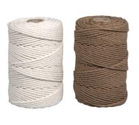 rayher Makramee Garn-Set Natur 2,2mm ø 140 m