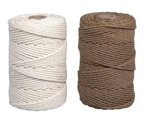 rayher Makramee Garn-Set Natur 2,2mm ø 140 m