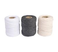 Rayher Makramee Garn weiß, grau, creme Ø 1,0 mm 3 St. 1 Pack = 3 St.