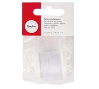 Rayher Perlenaufreihgarn Stärke 0,5 mm, Länge ca.100 m, weiß, 8900102