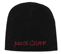 razamataz Alice Cooper Beanie # 2 Welcome 2 My Nightmare Logo MÜTZE Cap WOLLMÜTZE