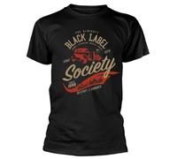 Razamataz Black Label Society "The Blessed Hellride" Unisex-T-Shirt, kurzärmelig, Schwarz , S