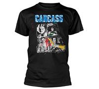 RAZAMATAZ Carcass 'Necroticism' T-Shirt, Schwarz, schwarz, X-Groß