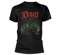 RAZAMATAZ Dio Unisex Kurzarm T-Shirt Stand Up and Shout, Schwarz, S