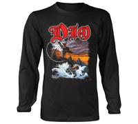 RAZAMATAZ Dio Unisex Langarmshirt 'Holy Diver', Schwarz, L