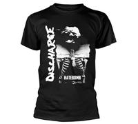 RAZAMATAZ Discharge 'Hate Bomb' T-Shirt (schwarz), Schwarz, XXL