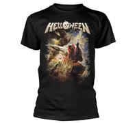 Razamataz Helloween "Album Cover" (schwarz) T-Shirt (UK, Alpha, S, Regular, Regular, Schwarz), Schwarz , S