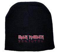 Razamataz Iron Maiden Mütze Beanie Senjutsu Band Logo Nue offiziell Schwarz Jersey