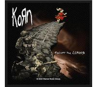 Razamataz Korn - Follow The Leader bestickter Aufnäher, 10 x 10 cm