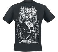 Morbid Angel Horned Skull T-Shirt schwarz in L
