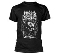 RAZAMATAZ Morbid Angel T-Shirt Horned Skull Schwarz, Schwarz, Mittel