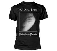 Razamataz My Dying Bride "The Angel and The Dark River" Unisex-T-Shirt, kurzärmelig, Schwarz , M