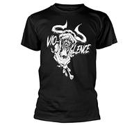 RAZAMATAZ VIO-lence T-Shirt "VIO DUDE" (schwarz), schwarz, Groß