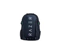 Razer Rogue V3 Backpack (15.6") - Kompakter Reise Rucksack (Fach für Laptop bis 15 Zoll, Abriebfest, Außenhülle aus Polyester) Schwarz/Chroma