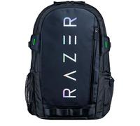 Razer Rogue V3 Backpack (15.6") - Kompakter Reise Rucksack (Fach für Laptop bis 15 Zoll, Abriebfest, Außenhülle aus Polyester) Schwarz/Chroma