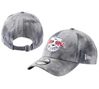 RB Leipzig Kinder Cap - Batik - New Era Tie Dye Kappe grau Camouflage Basecap Kids RBL - Plus Lesezeichen Wir lieben Fußball