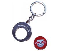 RB Leipzig Schlüsselanhänger mit Einkaufschip - Logo ROT - Anhänger Chip RBL