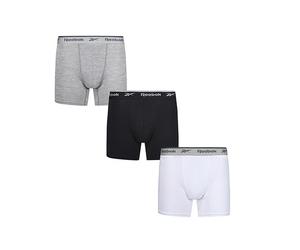 RBK8261 Reebok Herren mittlere Sports Unterhose Boxer - Ainslie (3er Pack) Black M