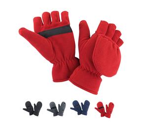 RC363 Result Winter Essentials Winterhandschuhe Fingerkappe mit Klettverschluss fixierbar Navy L/XL