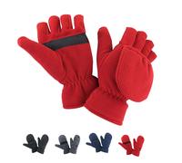 RC363 Result Winter Essentials Winterhandschuhe Fingerkappe mit Klettverschluss fixierbar Red S/M