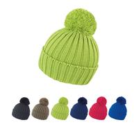 RC369 Result Winter Essentials Wintermütze mit umschlagbarem Saum Black One Size