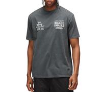 RE:COVERED X Biggie Smalls Herren Baumwoll-Shirt mit 1995 Ready to die tour 1995 Konzert Werbung T-Shirt Alltags-Shirt Kurzarm-Shirt MMLVN221 Grau XXL