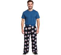 RE:COVERED X Multi Shield Loungepants Herren Schlafanzug-Hose mit NFL-Logo Pyjama-Hose RCNFL1404 Schwarz XXL