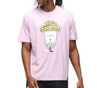 RE:COVERED X nickelodeon Herren T-Shirt SpongeBob Schwammkopf Design Baumwoll-Shirt Rundhals-Shirt MMVCM320 Lila M