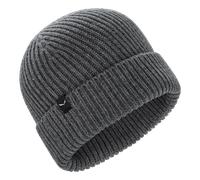 Re-Zebru Knit Beanie, Recycled wool knit beanie, Unisex - Salewa 0282-light grey melange UNI58