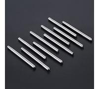REACHYEA 10 Stück/Set Nähmaschinen-Spulenstifte Metallteil 46 x 4 mm passend für Haushaltsnähmaschinen passend für Singer Modelle 1200-1 127 15-30 15CL