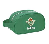 Real Betis BALOMPIÉ Kulturtasche für Kinder, mittelgroß, mit Griff, Kulturbeutel für Kinder, anpassbar an den Wagen, einfache Reinigung, bequem und vielseitig, Qualität und Widerstandsfähigkeit, 26 x