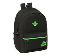 Safta 15.6+usb Real Betis Balompie 24.55l Backpack Schwarz Kinder