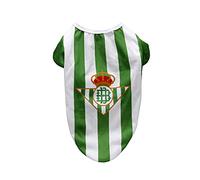 Real Betis Balompié, T-Shirt für Haustiere, Hund oder Katze, Größe L, offizielles Produkt von Real Betis Balompié, Polyester, Grün und Weiß (CyP Brands)