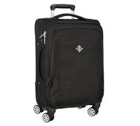Real Betis Balompie Trolley, weich, 20 Zoll, Koffer mit Rollen, Sicherheitsschloss, Leichter Koffer, 35 x 20 x 51 cm, Schwarz, Schwarz, Estándar, Lässig