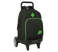 Safta Compact Evolutive Extraible Real Betis Balompie 33l 44x32x16 Cm Wheeled Backpack Schwarz Kinder