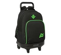 Safta Compact Extraible Real Betis Balompie 33l 45x33x22 Cm Wheeled Backpack Schwarz Kinder