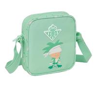 Real Betis Balopie Vorschul-Schultertasche, kleine Umhängetasche, Kindertasche, ideal für Kinder von 5 bis 14 Jahren, bequem und vielseitig, Qualität und Widerstandsfähigkeit, 16 x 4 x 18 cm